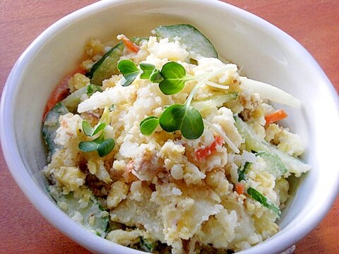 素朴!ほくほく栗のポテトサラダ♪